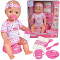 Simba Toys New Born Baby Pisilos baba kiegészítokkel 43cm (105039005) (105039005)